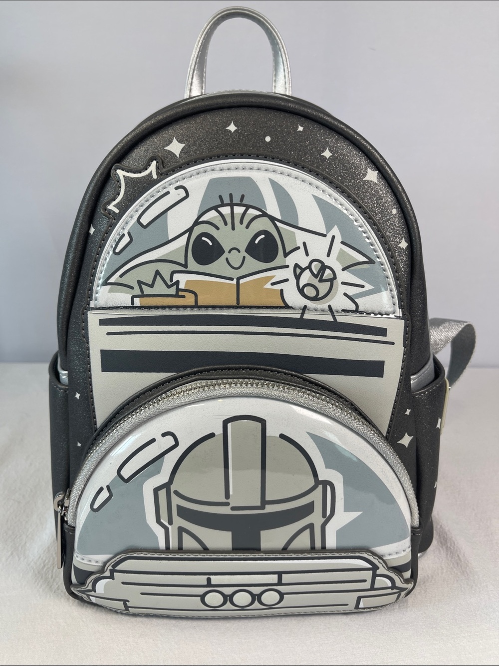 Loungefly Star Wars Grogu Baby Yoda Mandalorian Mini Backpack Disney